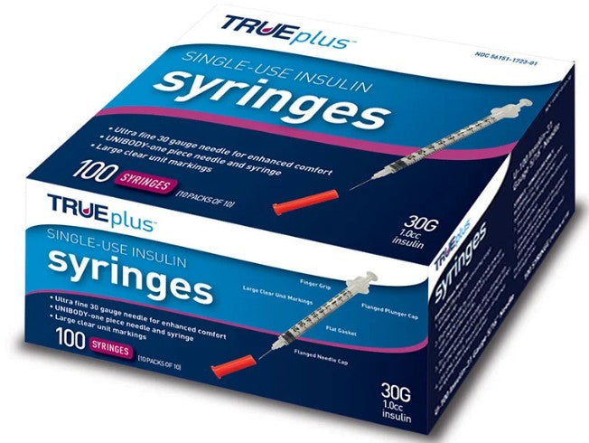 TRUEplus® Insulin Syringe, Single-Use