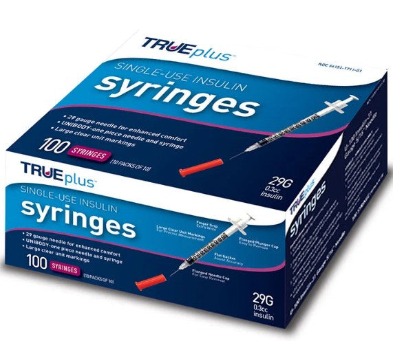 TRUEplus® Insulin Syringe, Single-Use